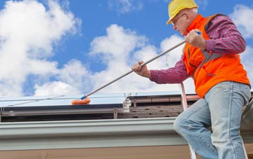 Clearwood soft wash roof cleaning